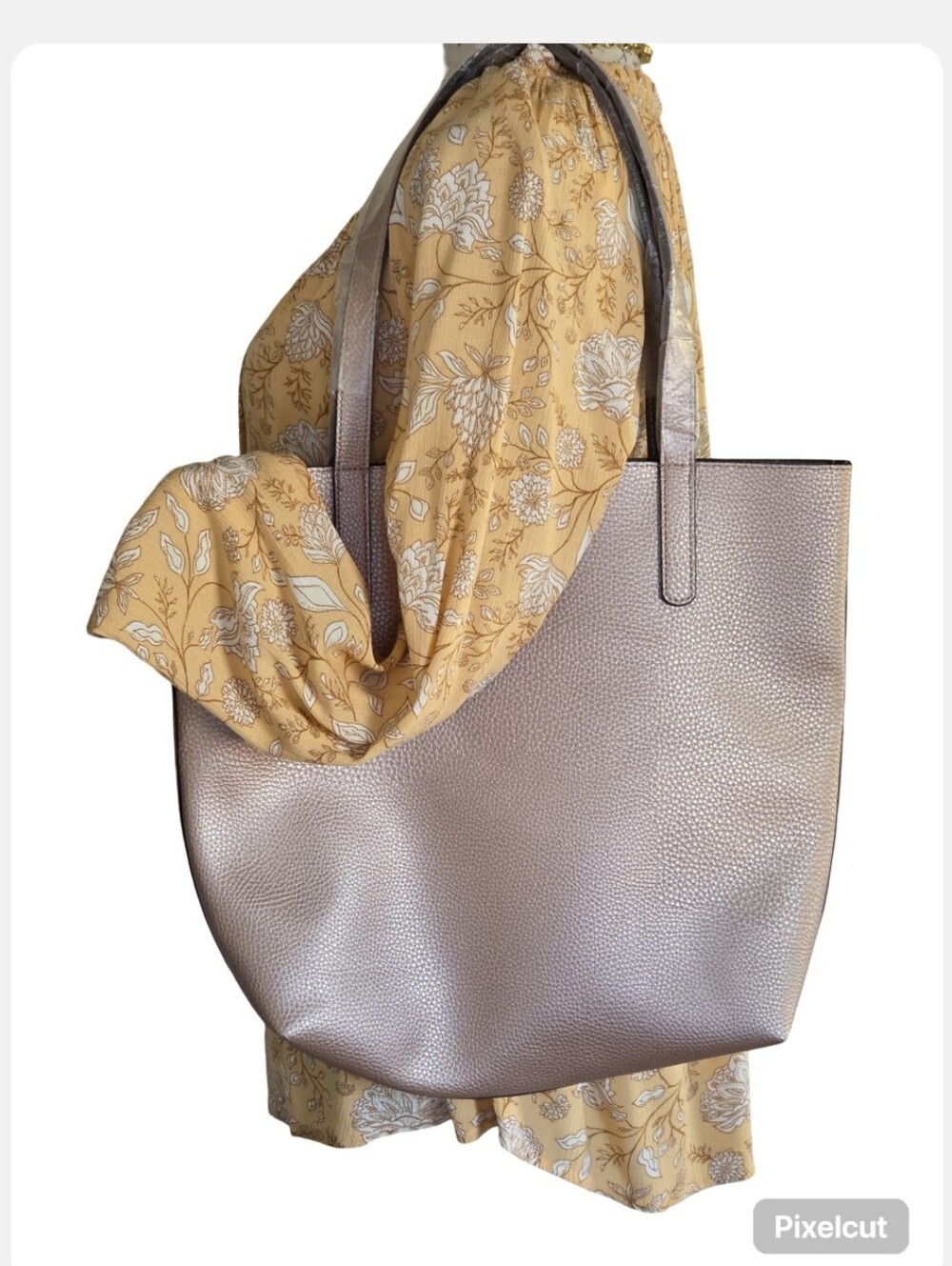 NWT Reversable Rose Gold Tote